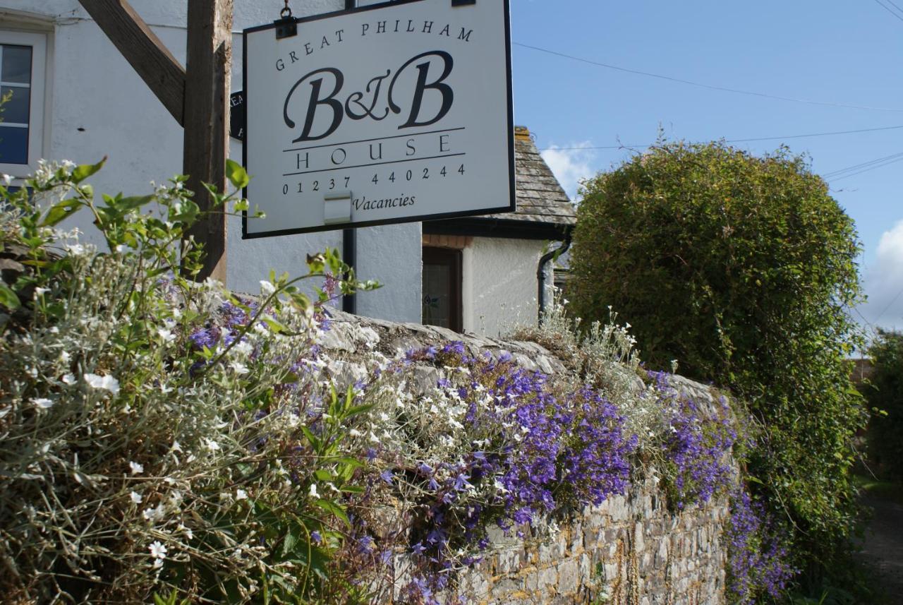 Great Philham House B&B Hartland Buitenkant foto